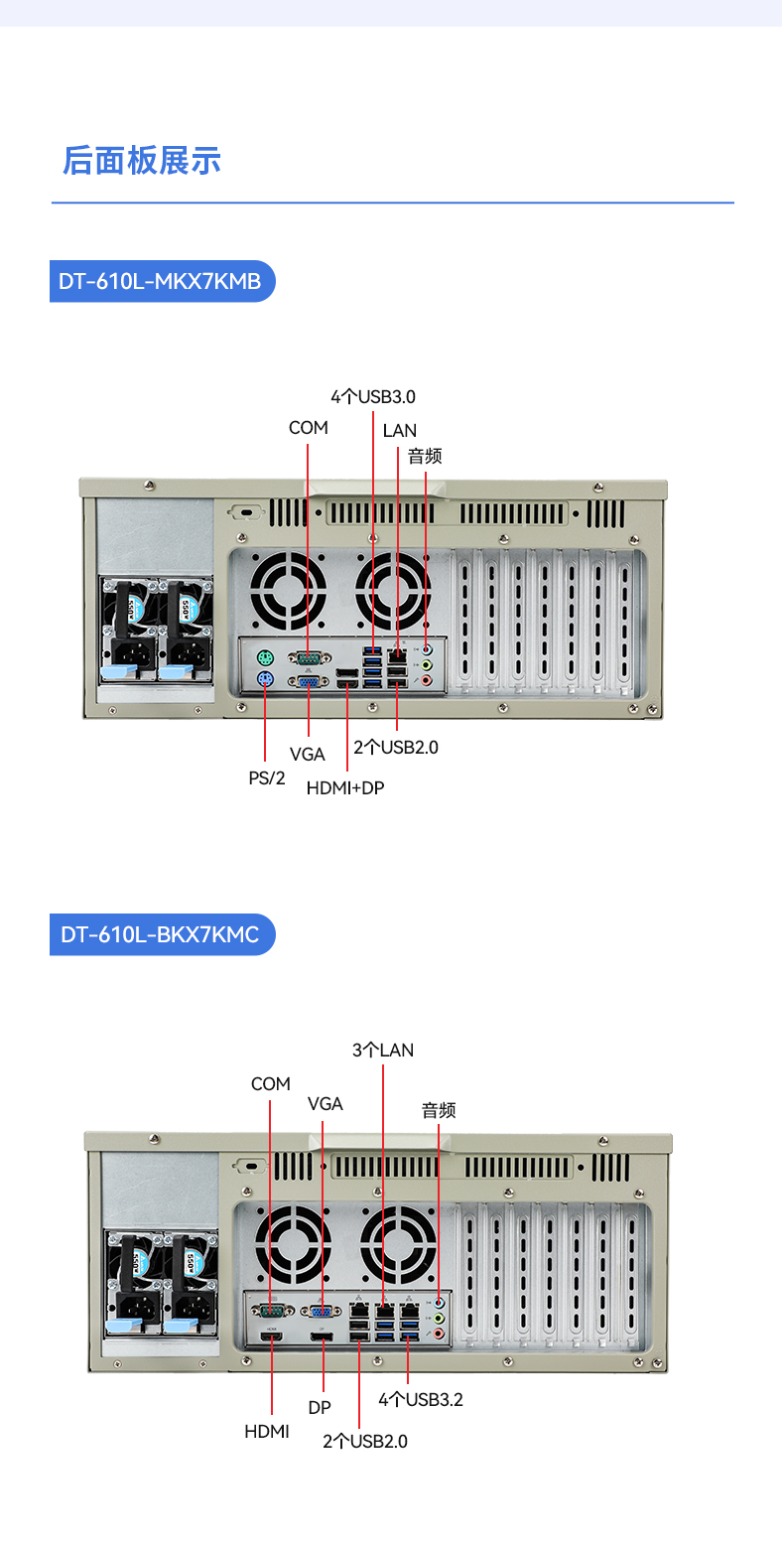 東田4U國產(chǎn)化工控機(jī),兆芯KX-7000系列CPU,原生支持麒麟/UOS系統(tǒng),DT-610L-MKX7KMB.jpg 東田4U國產(chǎn)化工控機(jī),兆芯KX-7000系列CPU,原生支持麒麟/UOS系統(tǒng),DT-610L-MKX7KMB.jpg